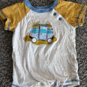 MudPie romper, baby romper, summer outfit, MudPie summer outfit, baby boy outfit